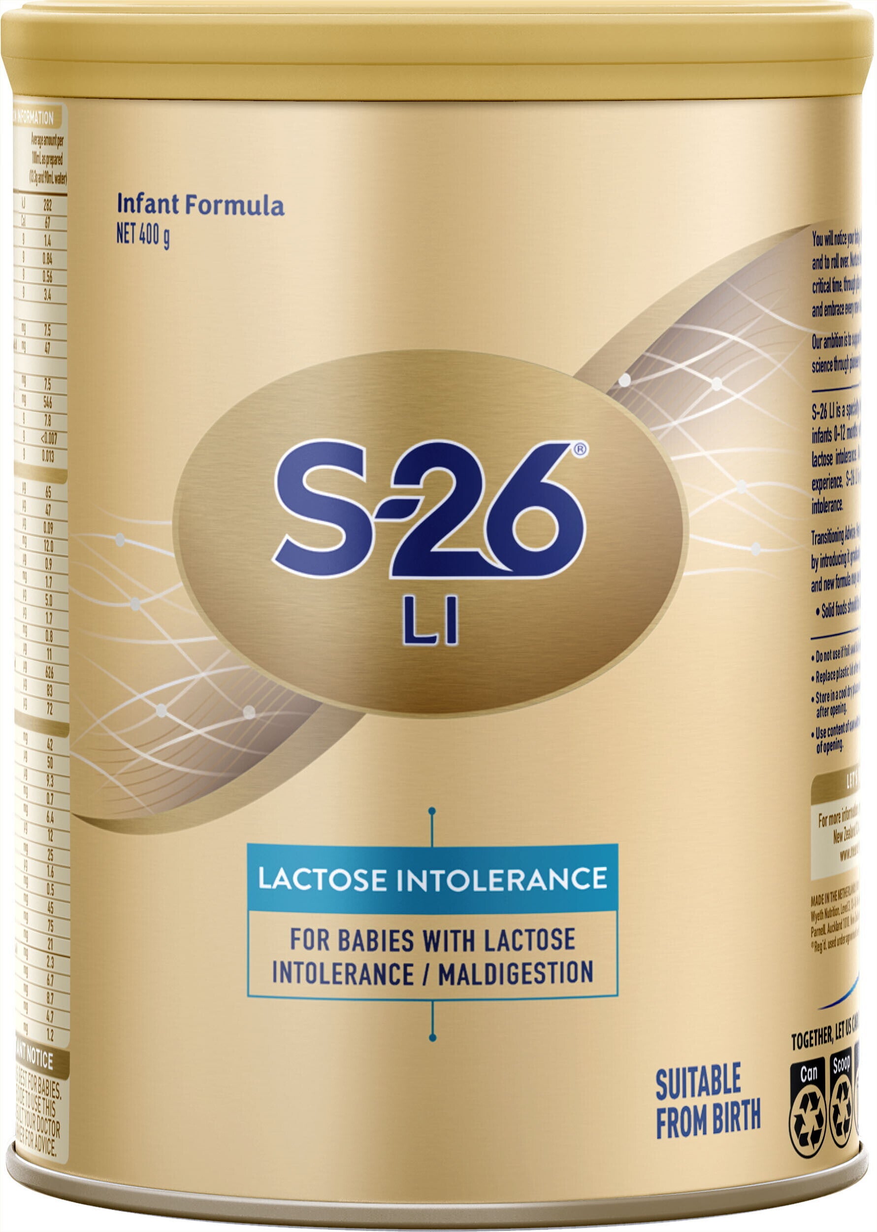 S-26 LI Lactose Intolerance