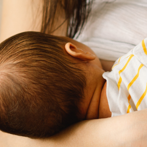 Baby breastfeeding