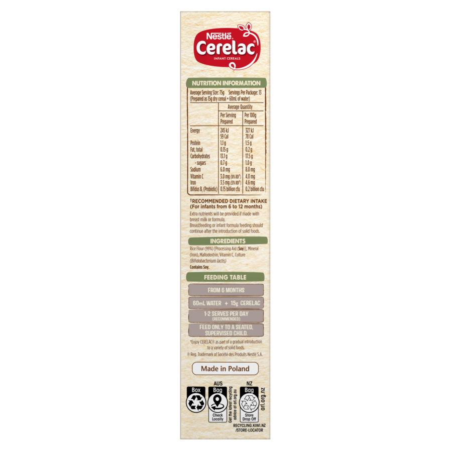New Nestle Cerelac Baby Rice