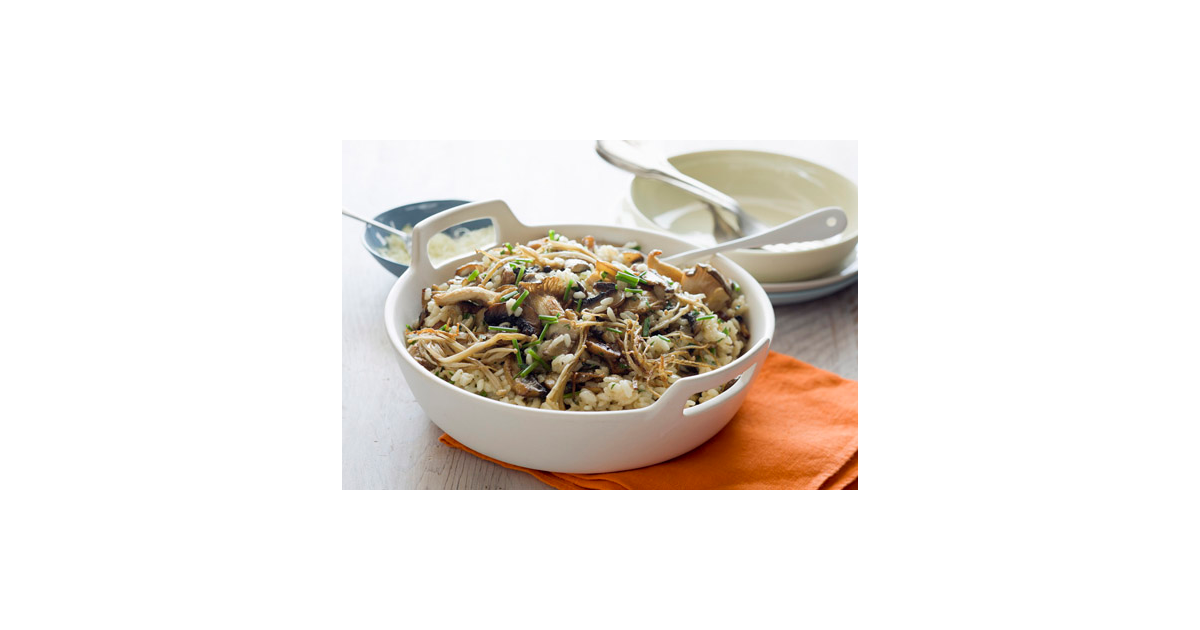 Baked Mushroom Risotto | FamilyNes New Zealand